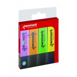 PENMARK HS505 4N FOSFORLU KALEM 4LÜ BLS NEON RENK