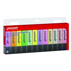 PENMARK HS505 12NP FOSFORLU KALEM 12Lİ BLS 6 PASTEL+6NEON RENK