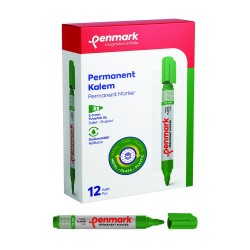 PENMARK HS1200-04 PERMANENT MARKER  YUVARLAK UÇ ECOPLUS YEŞİL