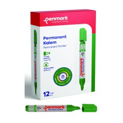 PENMARK HS1201-04 PERMANENT MARKER KESİK UÇ ECOPLUS YEŞİL