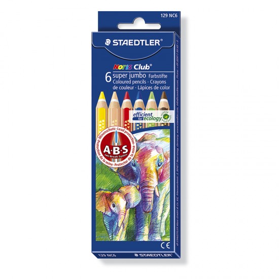 STAEDTLER 129-NC6 JUMBO ALTIGEN KURUBOYA 6LI