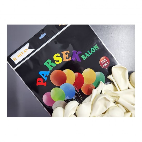 RASYONEL BLN-ST0006 12 İNÇ BALON 100LÜ BEYAZ