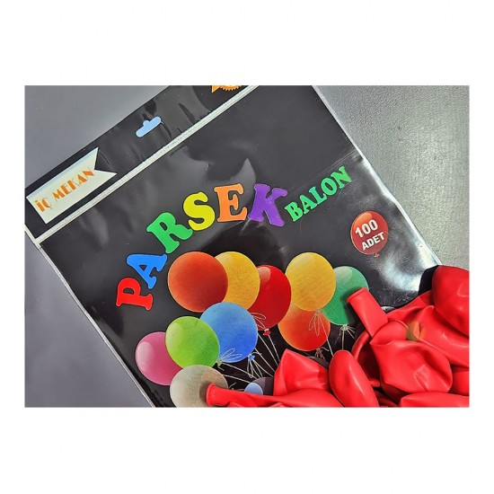 RASYONEL BLN-ST0007 12 İNÇ BALON 100LÜ KIRMIZI