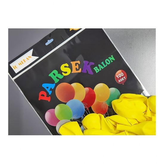 RASYONEL BLN-ST000812 İNÇ BALON 100LÜ SARI