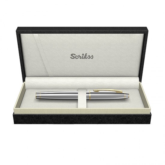 SCRİKSS 35 DOLMAKALEM GOLD KROM LÜKS KUTUDA
