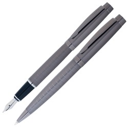 SCRİKSS 38 DOLMAKALEM+TÜKENMEZ KARBON GRİ LÜKS KUTU