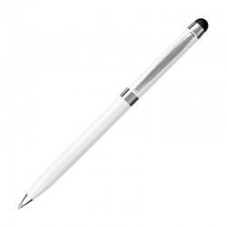 SCRİKSS TOUCH PEN TÜKENMEZ KALEM ŞEFFAF AMB BEYAZ