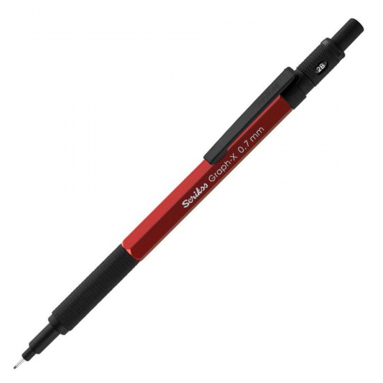 SCRİKSS GRAPH-X METAL VERSATİL 07MM KIRMIZI ŞEFFAF AMB