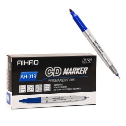AİHAO AH-319 ÇİFT TARAFLI CD KALEMİ MAVİ