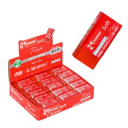 MİKRO 2B-30RD SOFT SİLGİ KIRMIZI 30LU KT