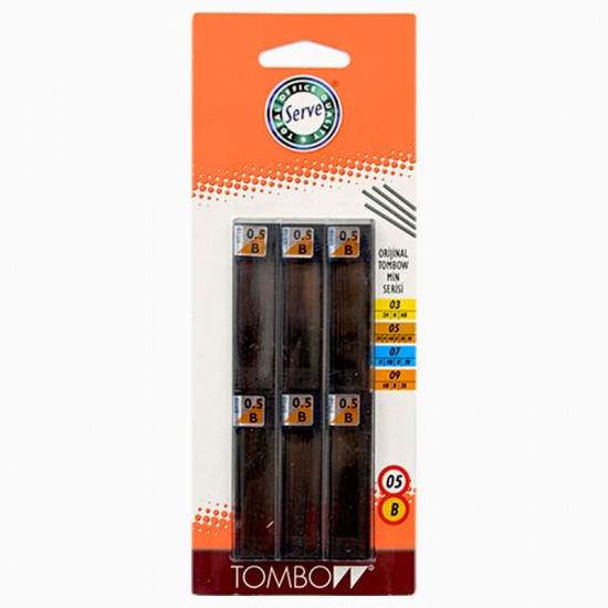 TOMBOW 05MM MİN B 6LI BLS