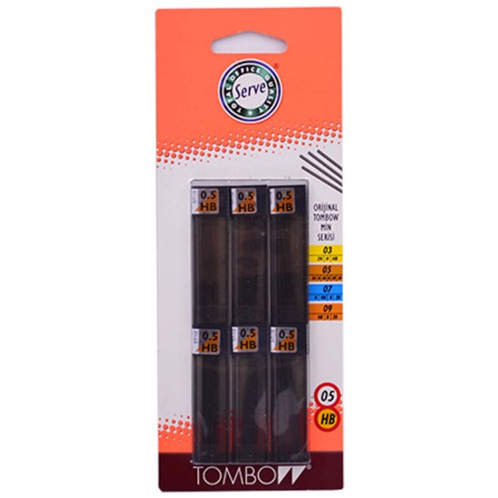 TOMBOW 05MM MİN HB 6LI BLS