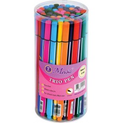MASİS 6504-72 TRİO PEN 72Lİ KT