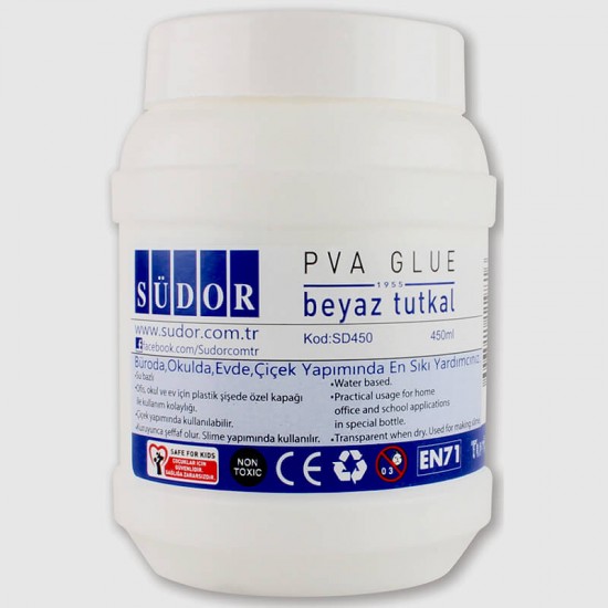 SÜDOR SD450 YAPIŞTIRICI BEYAZ TUTKAL 450ML