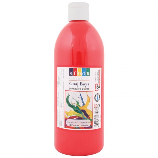 SÜDOR SD509 GUAJ BOYA 500ML VERMİYON