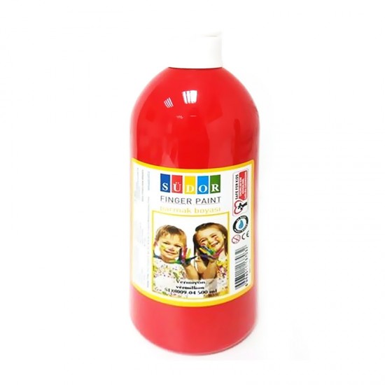 SÜDOR SD8009-04 PARMAK BOYASI 500ML VERMİYON