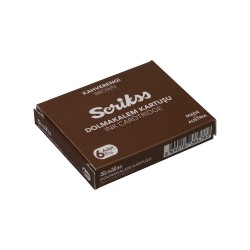 SCRİKSS DOLMAKALEM KARTUŞ KAHVE 6LI PAKET