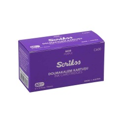 SCRİKSS DOLMAKALEM KARTUŞU 10 6LI MOR