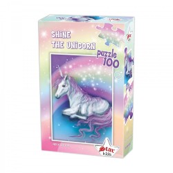 STAR 1101377 100LÜK PUZZLE UNİCORN SHİNE