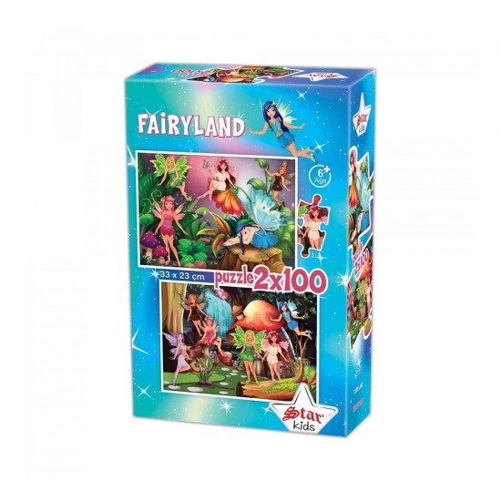 STAR 1101650 PERİ DİYARI PUZZLE 2X100