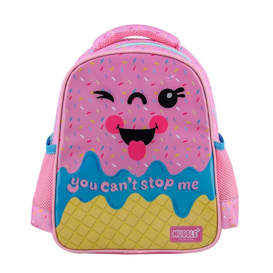 MİKRO MUGGLE MU-8676 PİNK ICE CREAM PEMBE ANAOKULU ÇANTA