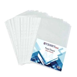 TEMAT 134962 DELİKLİ POŞET DOSYA ECO A4 100 LÜ