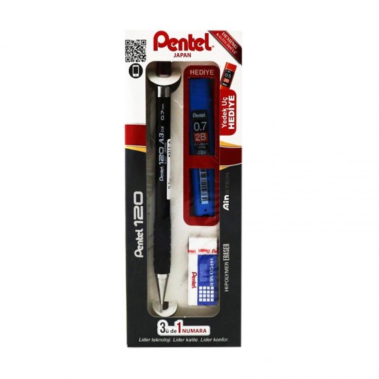 PENTEL A315-3AS 3LÜ TAKIM VERSATİL+SİLGİ+MİN