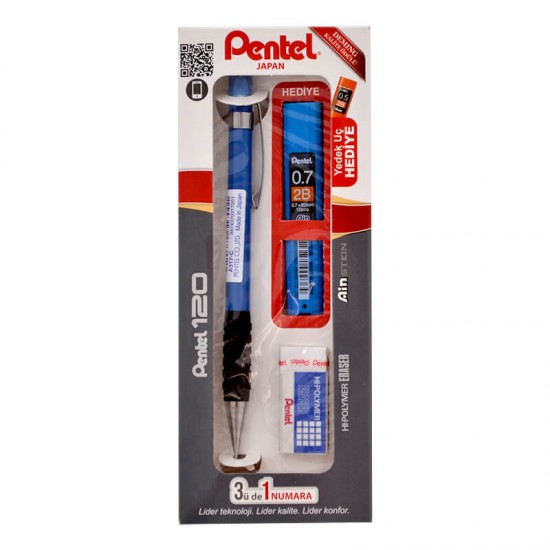 PENTEL A317-3CS 3LÜ TAKIM VERSATİL+SİLGİ+MİN