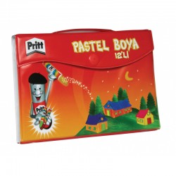 PRİTT 1048062 PASTEL BOYA 12Lİ ÇANTALI
