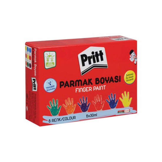 PRİTT 1221355 PARMAK BOYASI 6 RENK 30ML