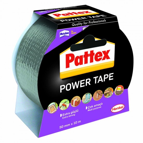 PATTEX 1870313 POWER TAPE GRİ 50X10M