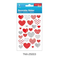 TANEX TNX-25003 KALP SERİSİ ETİKETİ 5 AD.
