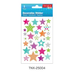 TANEX TNX-25004 YILDIZ SERİSİ ETİKETİ 5 AD.