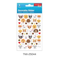 TANEX TNX-25044 MİNİK KÖPEKLER SERİSİ ETİKETİ 5 AD