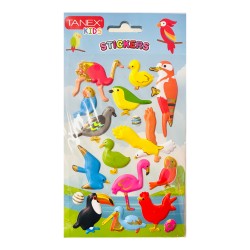 TANEX TNX-26163 PUFFY PAPAĞAN SERİSİ ETİKET 5 AD