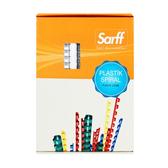 SARFF 15202006 SPİRAL 6MM SİYAH 100LÜ