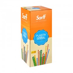 SARFF 15312057 SPİRAL 22MM SİYAH 50Lİ