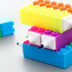 UNICK COLOR 3277 ŞEKİLLİ FOSFORLU KALEM 24 LÜ