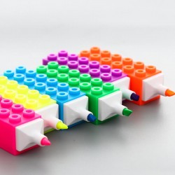 UNICK COLOR 3277 ŞEKİLLİ FOSFORLU KALEM 24 LÜ
