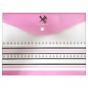 MORNİNG 356 A4 ÇIT ÇIT DOSYA VINTAGE LABEL RAİNBOW