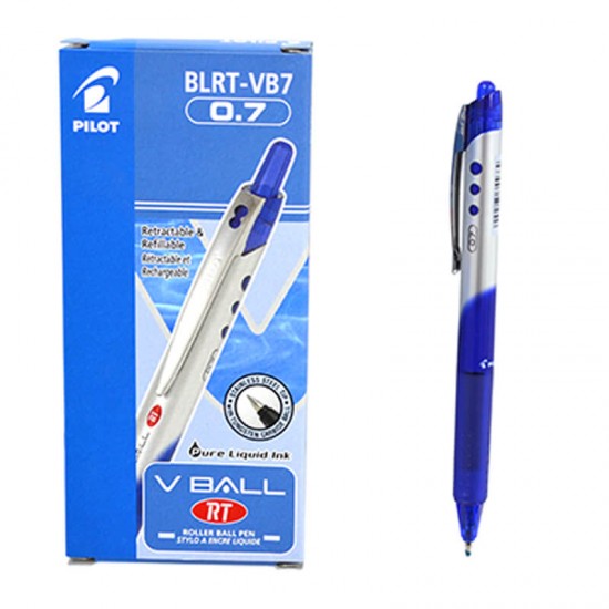 PILOT BLRT-VB7-L V-BALL GRİP RT 07MM MAVİ