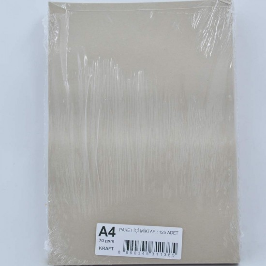 UMUR 30009728 A4 KRAFT KAĞIT 70GR 125Lİ