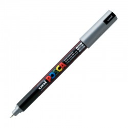 UNİ PC-1MR POSCA POSTER MARKÖRÜ SU BAZLI 07 GÜMÜŞ