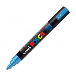 UNİ PC-5M POSCA POSTER MARKÖRÜ METALİK MAVİ