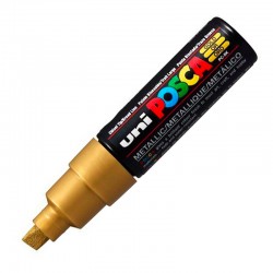 UNİ PC-8K POSCA SU BAZLI POSTER MARKÖRÜ MET. ALTIN