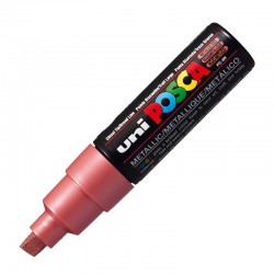 UNİ PC-8K POSCA SU BAZLI POSTER MARKÖRÜ MET. KIRMI