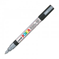 UNİ PC-3M POSCA POSTER MARKÖRÜ GÜMÜŞ
