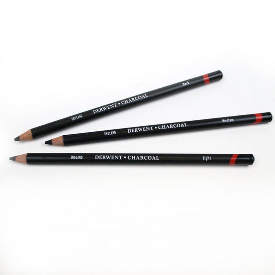 DERWENT DW36301 CHARCOAL LİGHT PENCIL AÇIK