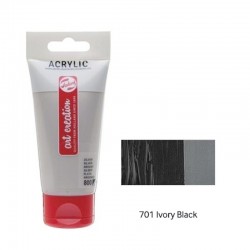 ARTCREATİON RT3511701M AKRİLİK BOYA 75ML İVORY BLACK