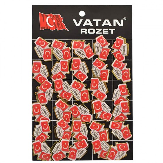 VATAN VT631 ATALI İMZALI ROZET 30LU